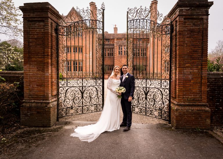 bride and groom new place hotel Southampton Hampshire wedding
